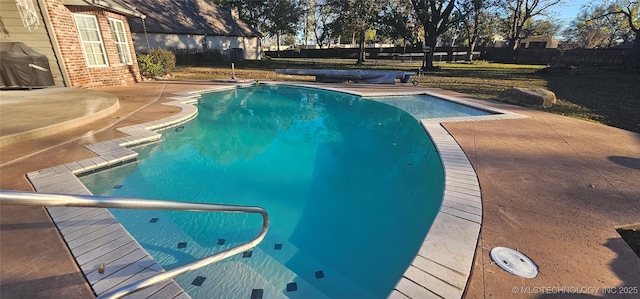 2501 Forest Ridge Parkway, Claremore, OK 74017 - view of pool featuring a patio and a fenced backyard
