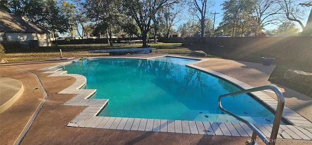 2501 Forest Ridge Parkway, Claremore, OK 74017 - view of swimming pool with a fenced backyard and a patio area