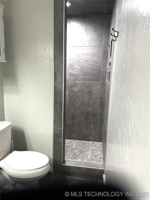 1607 Kay, Durant, OK 74701 - full bathroom with toilet and a shower stall