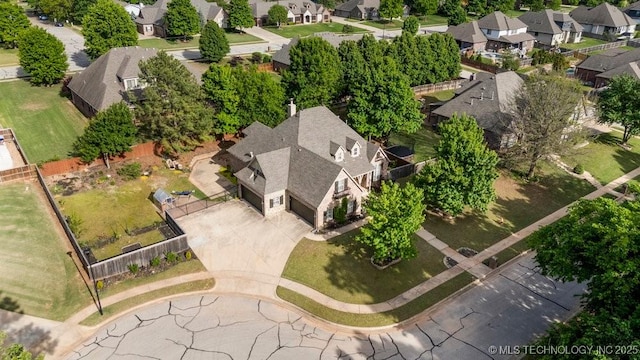 6811 S Sycamore Pl, Broken Arrow, OK 74011 - aerial view of residential area