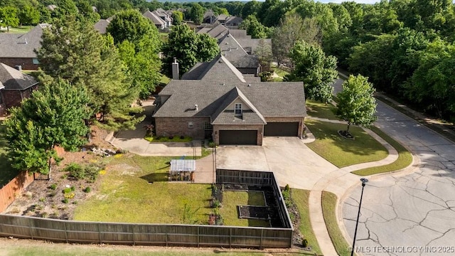 6811 S Sycamore Pl, Broken Arrow, OK 74011 - view from above of property