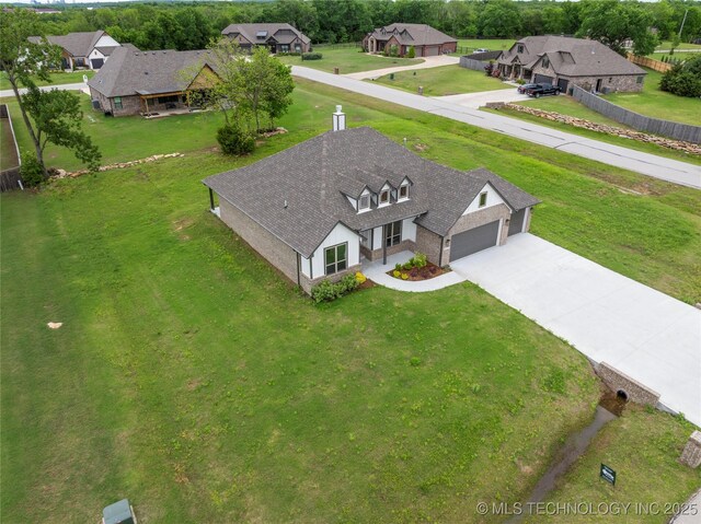 4525 S Holly Ave W, Sand Springs, OK 74063 - aerial view of residential area