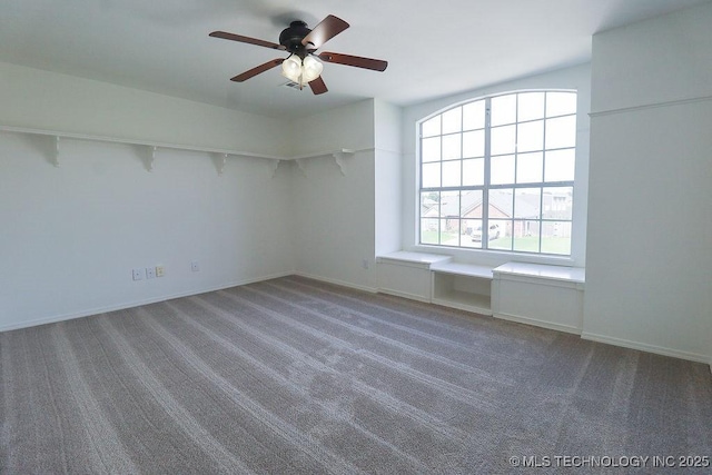 3934 S 199th E Ave, Broken Arrow, OK 74014 - carpeted empty room with a ceiling fan and baseboards