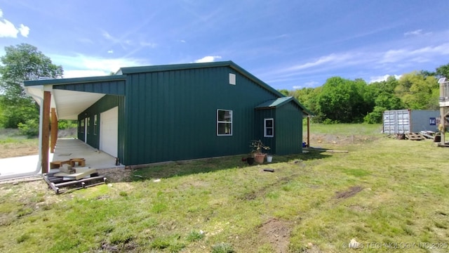 21316 County Road 502, Colcord, OK 74338 - view of home's exterior featuring a yard and mail area