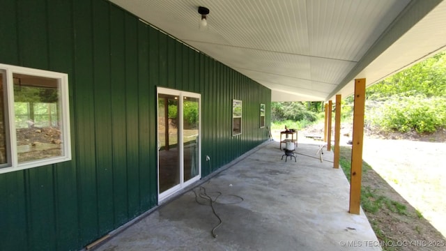21316 County Road 502, Colcord, OK 74338 - view of patio / terrace featuring covered porch
