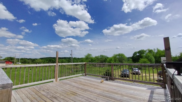 21316 County Road 502, Colcord, OK 74338 - view of deck