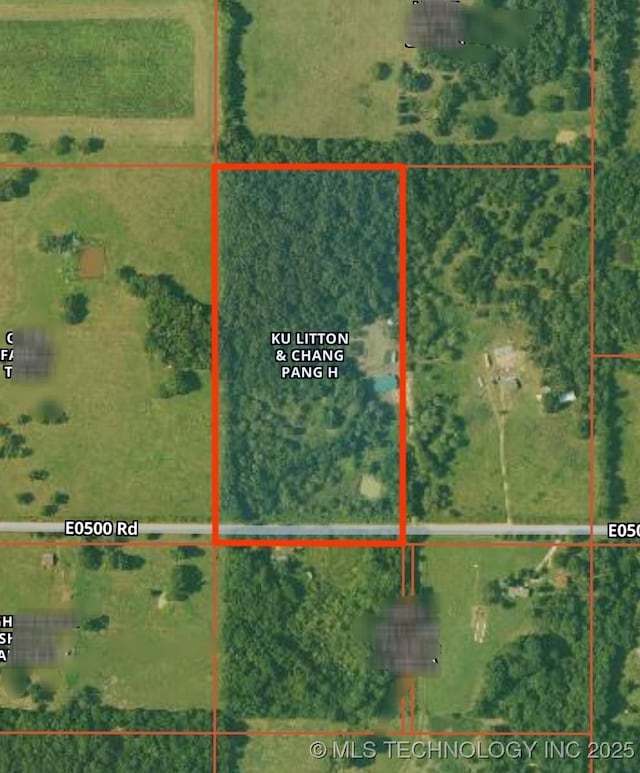21316 County Road 502, Colcord, OK 74338 - map