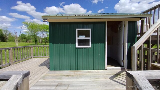 21316 County Road 502, Colcord, OK 74338 - view of outdoor structure with an outbuilding