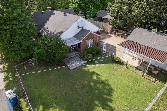 1731 S Florence Pl, Tulsa, OK 74104 - drone / aerial view