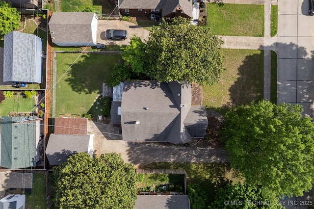 1731 S Florence Pl, Tulsa, OK 74104 - drone / aerial view featuring a residential view