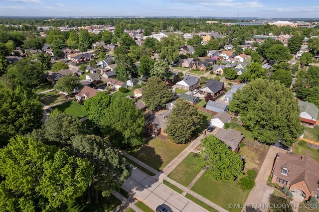 1731 S Florence Pl, Tulsa, OK 74104 - aerial view with a residential view