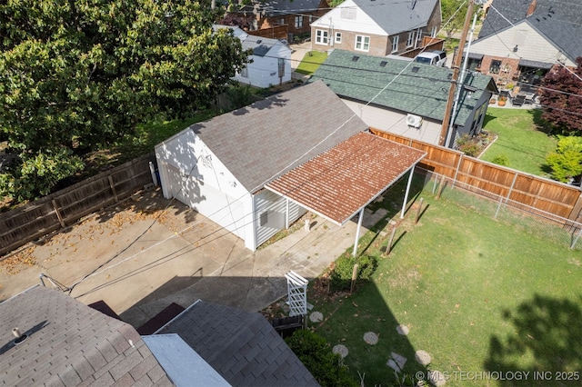1731 S Florence Pl, Tulsa, OK 74104 - drone / aerial view with a residential view