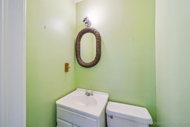 1731 S Florence Pl, Tulsa, OK 74104 - half bath with toilet and vanity