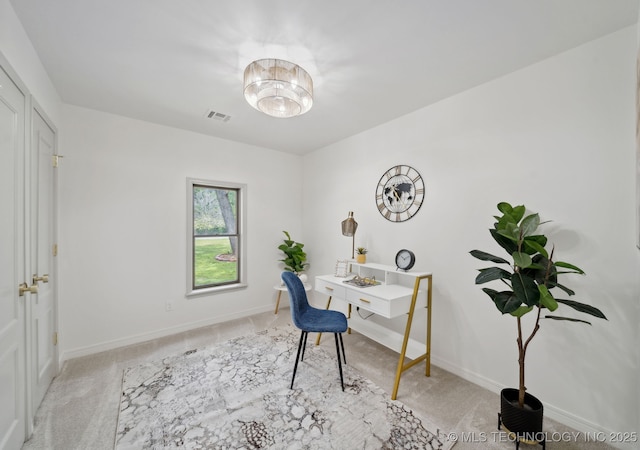 1402 E 125th St S, Jenks, OK 74037 - office featuring light carpet and baseboards