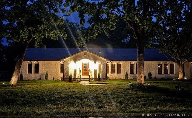 1402 E 125th St S, Jenks, OK 74037 - single story home with a front yard