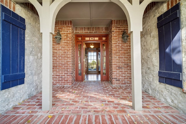 5263 Oak Leaf Dr, Tulsa, OK 74131 - property entrance with brick siding