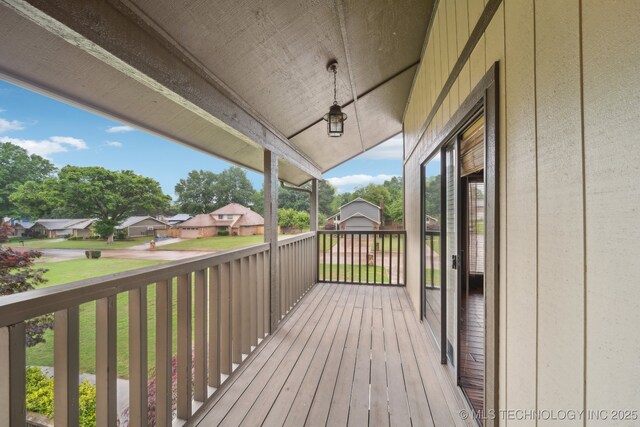 1405 W Huntsville St, Broken Arrow, OK 74011 - deck featuring a residential view