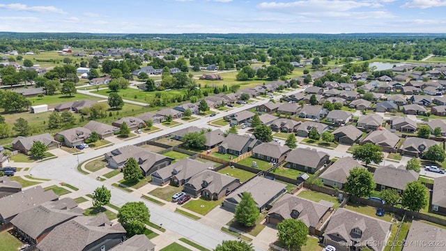 aerial perspective of suburban area