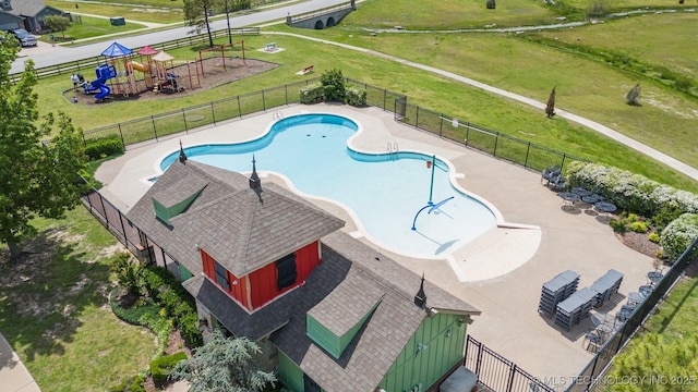view of community pool
