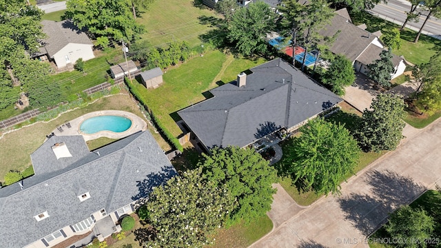 4031 S Birmingham Ave, Tulsa, OK 74105 - aerial view of a pool area