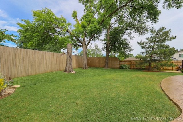 view of yard