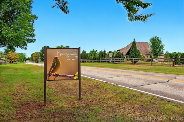view of community / neighborhood sign