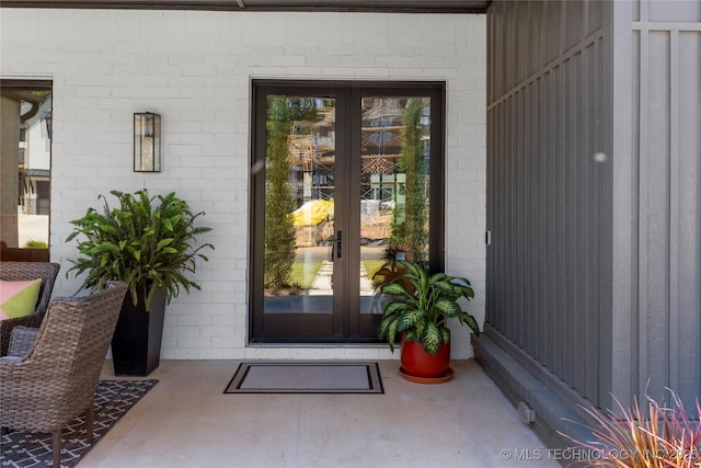 6038 E 119th Pl, Tulsa, OK 74137 - doorway to property featuring french doors
