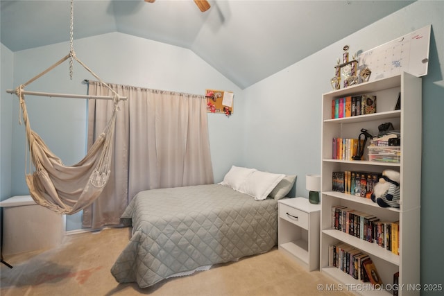 1905 Walnut Hill Ln, Claremore, OK 74019 - carpeted bedroom with vaulted ceiling