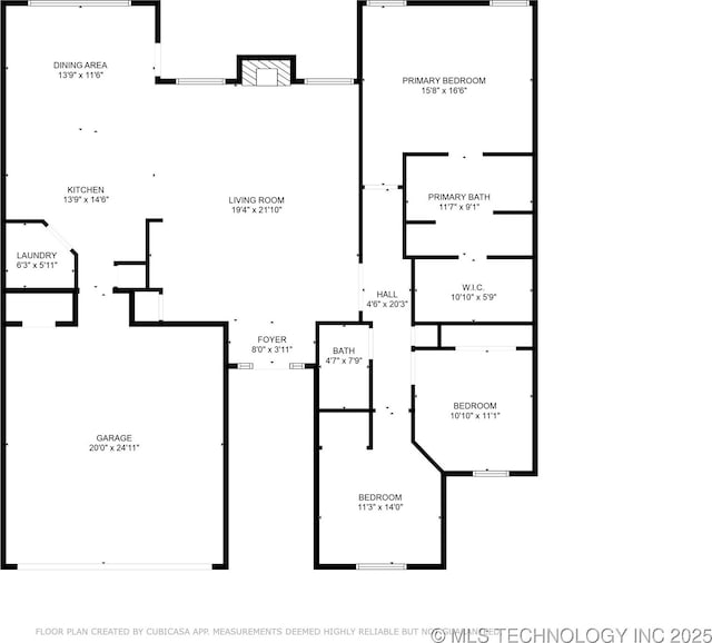 1905 Walnut Hill Ln, Claremore, OK 74019 - home floor plan