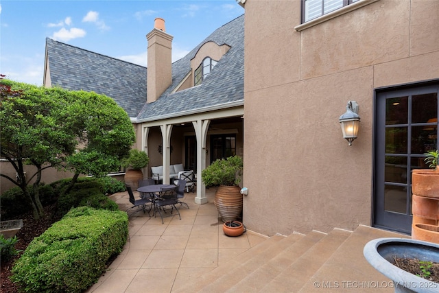 11616 S Hudson Ct, Tulsa, OK 74137 - view of patio with outdoor dining area