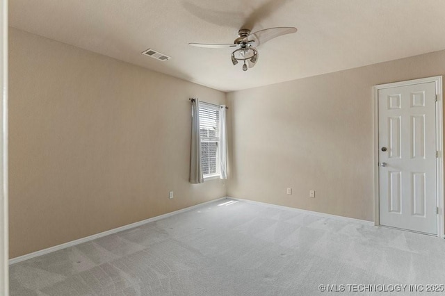 8531 S 70th E Ave, Tulsa, OK 74133 - empty room with ceiling fan, carpet flooring, and baseboards