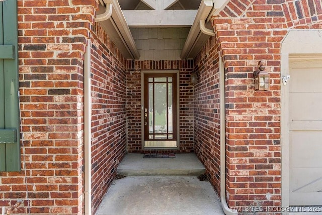 8531 S 70th E Ave, Tulsa, OK 74133 - property entrance with brick siding