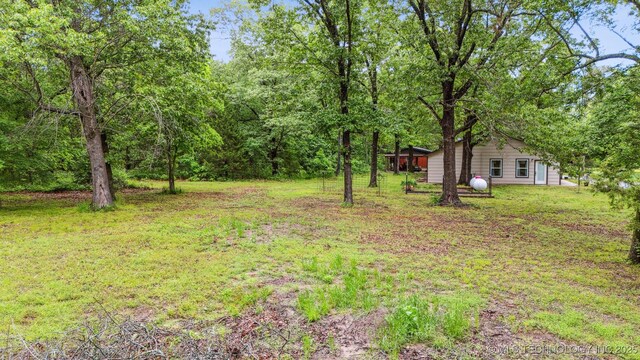 6019 E 620th Rd W, Locust Grove, OK 74352 - view of grassy yard