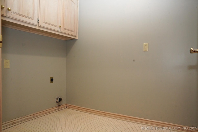 5941 E 87th St, Tulsa, OK 74133 - washroom with hookup for an electric dryer and cabinet space
