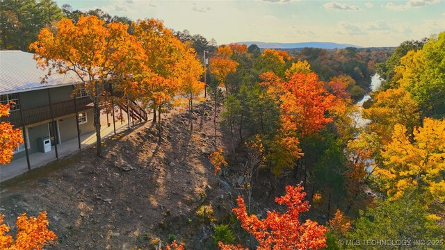 174550 N 4430th Rd N, Nashoba, OK 74558 - view from above of property