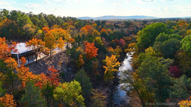174550 N 4430th Rd N, Nashoba, OK 74558 - aerial view of a heavily wooded area