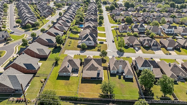 aerial perspective of suburban area