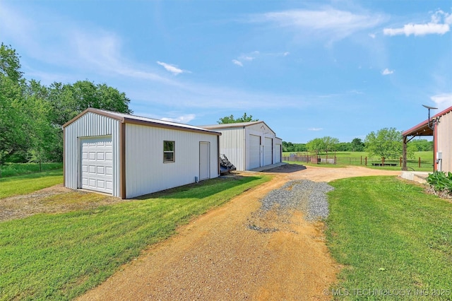 17983 Nuttin Ln, Madill, OK 73446 - view of outdoor structure featuring an outbuilding and dirt driveway