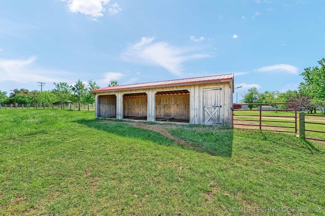 17983 Nuttin Ln, Madill, OK 73446 - view of outbuilding featuring an exterior structure and an outdoor structure