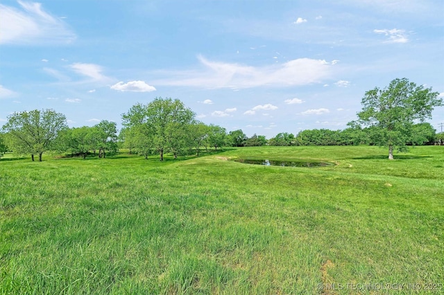 17983 Nuttin Ln, Madill, OK 73446 - view of green lawn featuring a water view