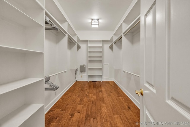 9304 E 113th St S, Bixby, OK 74008 - spacious closet featuring wood finished floors