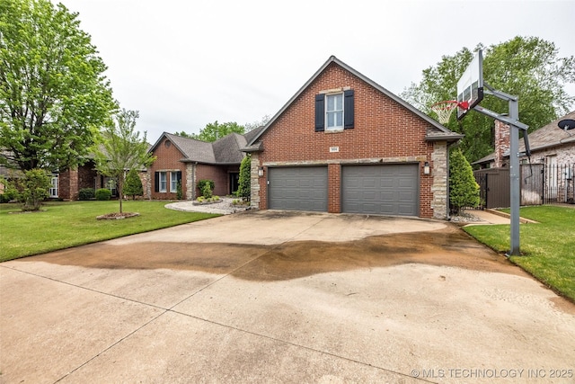 9304 E 113th St S, Bixby, OK 74008 - traditional-style house featuring brick siding and a garage