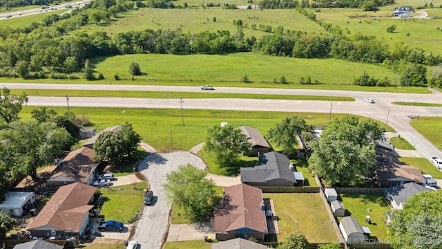 aerial view of residential area