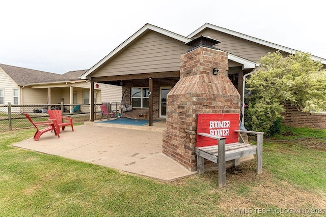 14708 E 108th St N, Owasso, OK 74055 - exterior space with a patio area