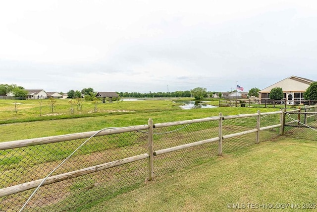 14708 E 108th St N, Owasso, OK 74055 - view of yard with a water view