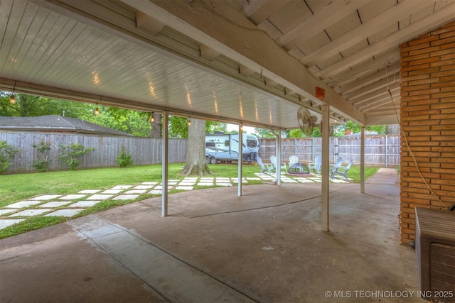 view of patio