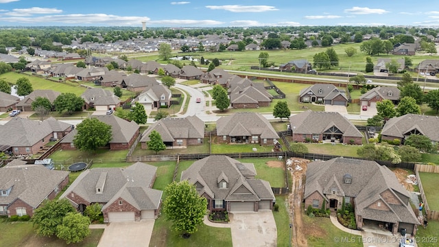 9401 N 95th E Pl, Owasso, OK 74055 - aerial perspective of suburban area