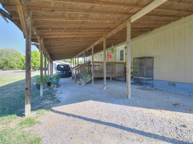 940 N Ross Ave, Dewey, OK 74029 - view of car parking featuring an attached carport