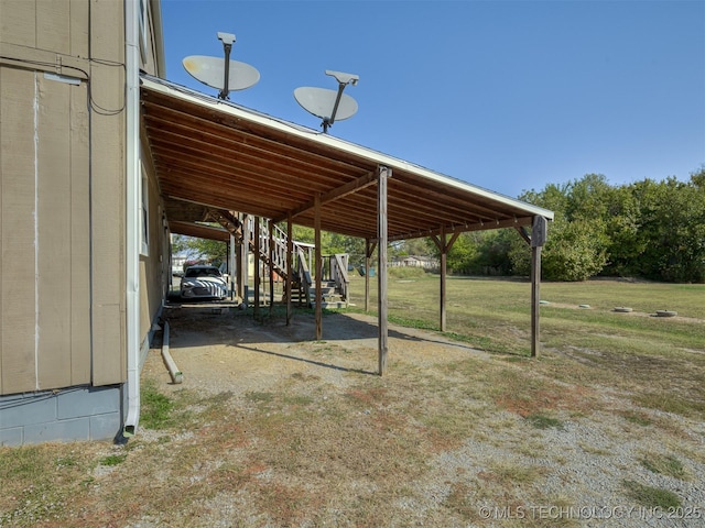 940 N Ross Ave, Dewey, OK 74029 - view of car parking with stairs
