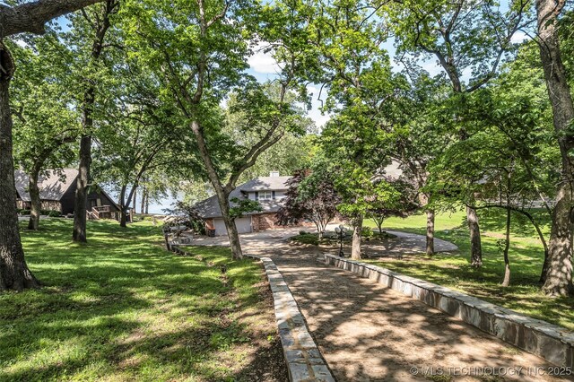 3112 Shore Dr, Grove, OK 74344 - view of property's community with a lawn